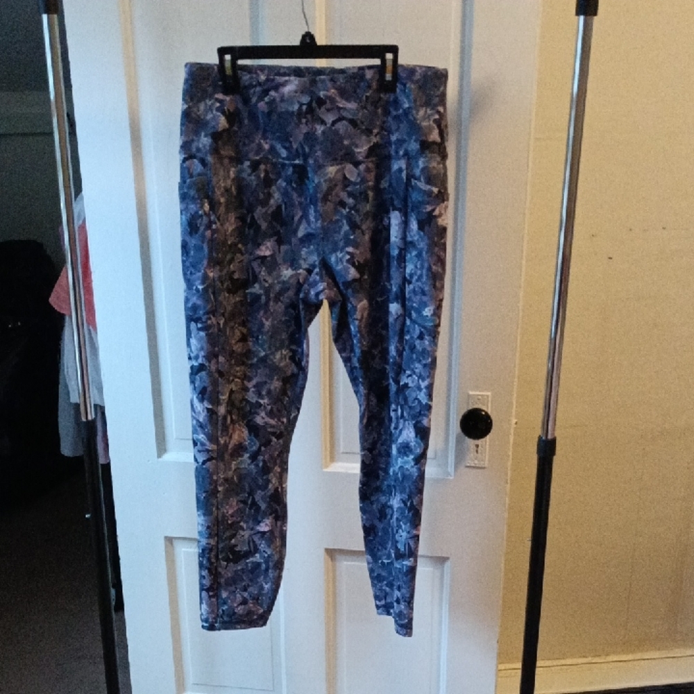 RBX Multicolor Abstract Leggings